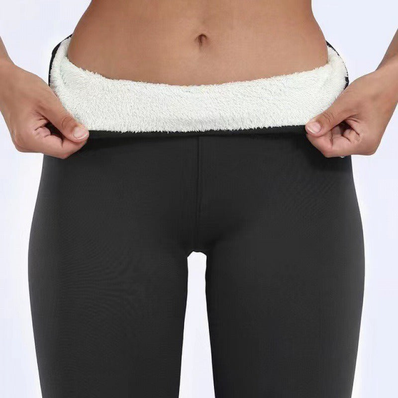 Hot selling plush leggings, warm pants, autumn and winter lambswoosh bottom, thickened elastic bottom pants for women