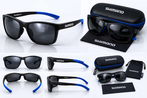 Shimano™ Polarized UL Fishing Sunglasses – Lightweight UV Protection Glasses
